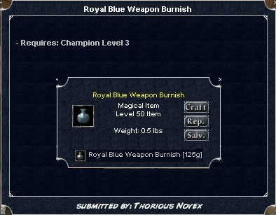 Picture for Royal Blue Weapon Burnish