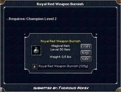 Picture for Royal Red Weapon Burnish