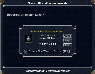 Picture for Silvery Blue Weapon Burnish