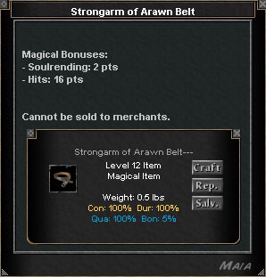 Picture for Strongarm of Arawn Belt