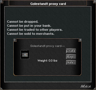 Picture for Golestandt Proxy Card