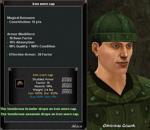 Picture for Iron Worn Cap (Alb)