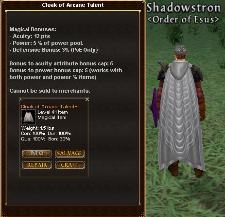 Picture for Cloak of Arcane Talent