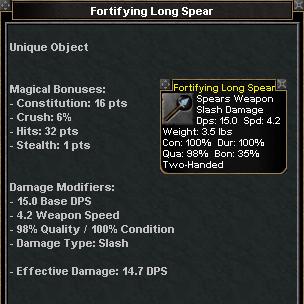 Picture for Fortifying Long Spear (Mid) (u)