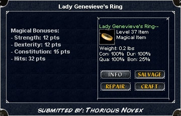 Picture for Lady Genevieve's Ring (con)