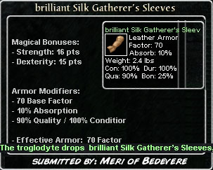 Picture for Brillant Silk Gatherer's Sleeves