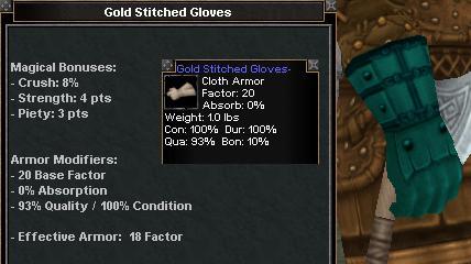 Picture for Gold Stitched Gloves