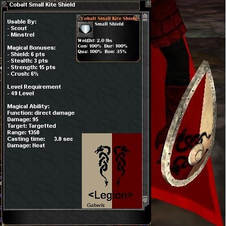 Picture for Cobalt Small Kite Shield