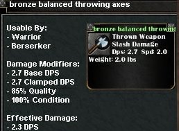 Picture for Bronze Balanced Throwing Axes