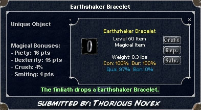 Picture for Earthshaker Bracelet (Alb) (u)
