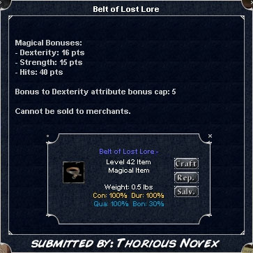 Picture for Belt of Lost Lore