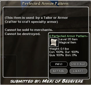 Picture for Perfected Armor Pattern