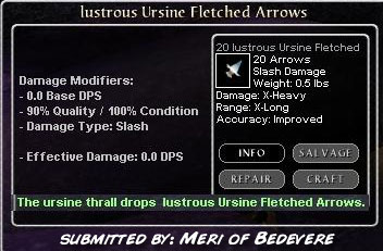 Picture for Lustrous Ursine Fletched Arrows