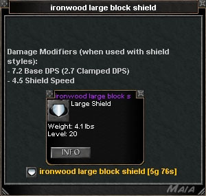 Picture for Ironwood Large Block Shield