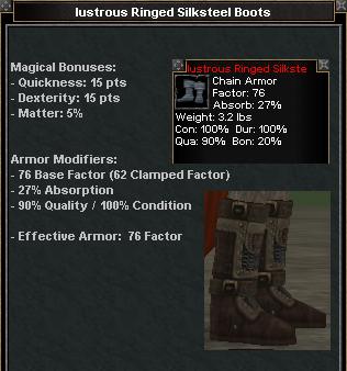 Picture for Lustrous Ringed Silksteel Boots
