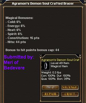 Picture for Agramon's Demon Soul Crafted Bracer