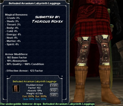 Picture for Befouled Arcanium Labyrinth Leggings (Alb)