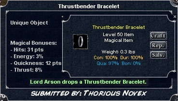 Picture for Thrustbender Bracelet (Alb) (u)