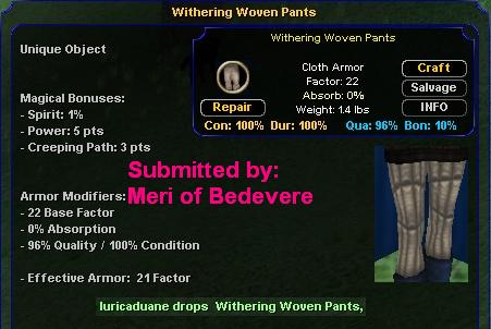 Picture for Withering Woven Pants (Hib) (u)