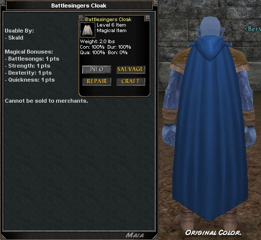 Battlesingers Cloak :: Items :: Dark Age of Camelot :: ZAM