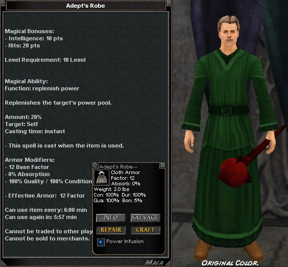 Picture for Adept's Robe (Alb) (wizard)