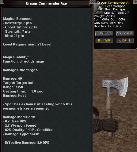 Picture for Draugr Commander Axe