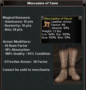 Picture for Moccasins of Favor