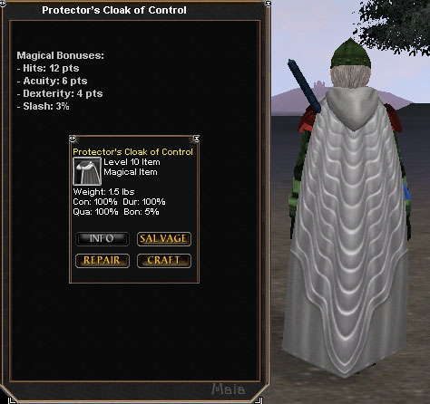 Protector's Cloak of Control :: Items :: Dark Age of Camelot :: ZAM