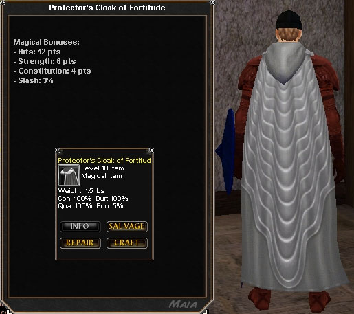 Protector's Cloak of Fortitude :: Items :: Dark Age of Camelot :: ZAM