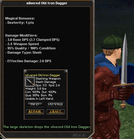Picture for Silvered Old Iron Dagger (old)