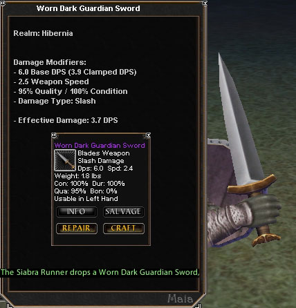 Picture for Worn Dark Guardian Sword