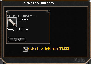 Picture for Ticket to Holtham