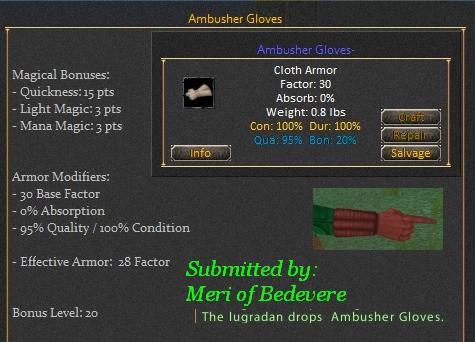 Picture for Ambusher Gloves (light/mana)