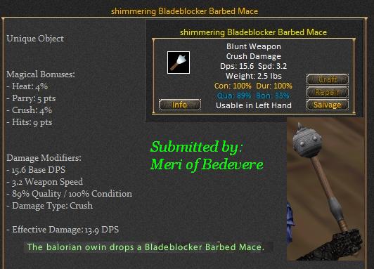 Picture for Bladeblocker Barbed Mace (Hib) (u)