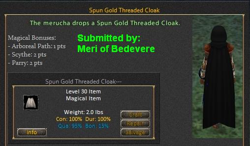 Picture for Spun Gold Threaded Cloak