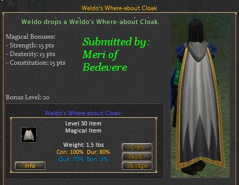Picture for Weldo's Where-about Cloak