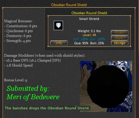 Picture for Obsidian Round Shield