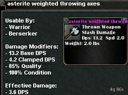 Picture for Asterite Weighted Throwing Axes