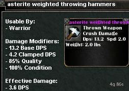 Picture for Asterite Weighted Throwing Hammers