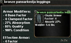 Picture for Bronze Pansarkedja Leggings