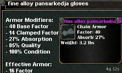 Picture for Fine Alloy Pansarkedja Gloves