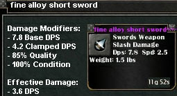 Picture for Fine Alloy Short Sword (Mid)