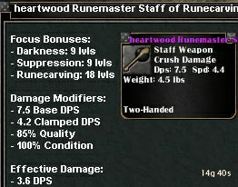 Picture for Heartwood Runemaster Staff of Runecarving
