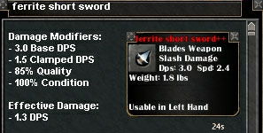 Picture for Ferrite Short Sword