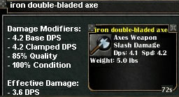 Picture for Iron Double-Bladed Axe