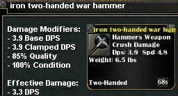 Picture for Iron Two-Handed War Hammer