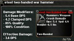 Picture for Steel Two-Handed War Hammer