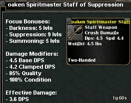 Picture for Oaken Spiritmaster Staff of Suppression