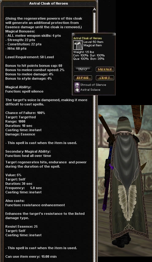 Astral Cloak of Heroes :: Items :: Dark Age of Camelot :: ZAM