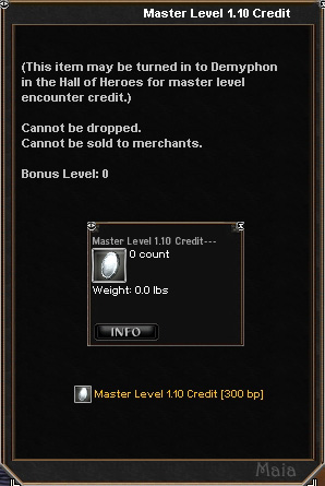 Picture for Master Level 1.10 Credit